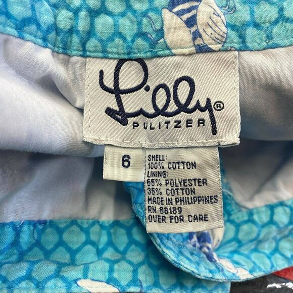 Vintage Y2K Lilly Pulitzer Happy Bee Honeycomb Pants Summer Preppy Size 6 - Picture 4 of 5